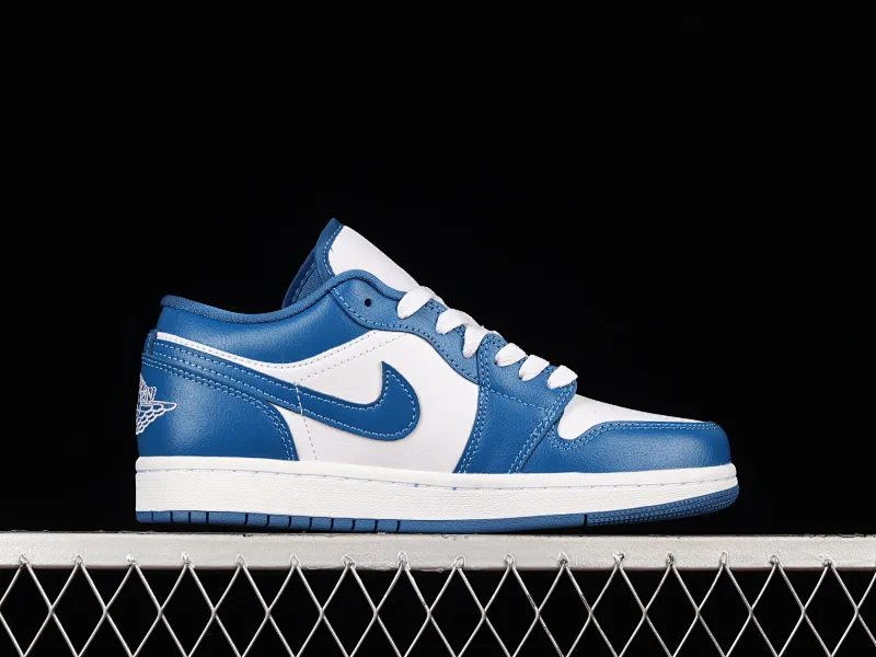 All categories Air Jordan Jordan series basketball shoes Air Jordan 1 Low G version pure original Air Jordan 1 Low "Dark Marina Blue" AJ1 Joe 1 University Blue DC0774-114